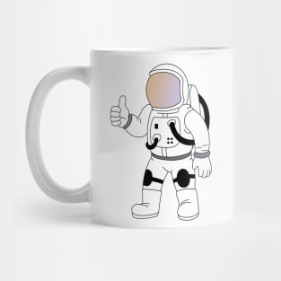 Space Astronaut Thumbs Up Mug